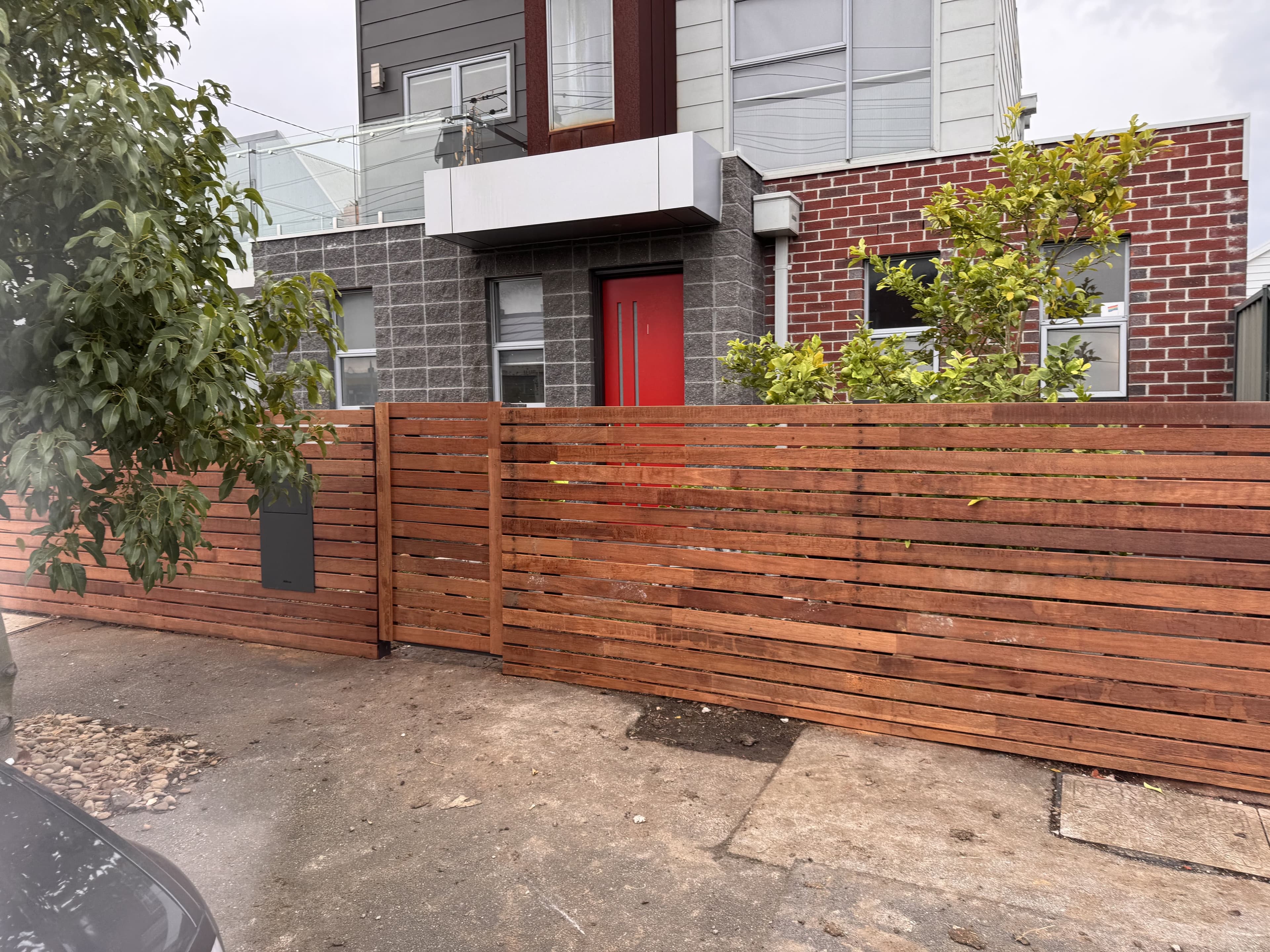 Installed fence project 1
