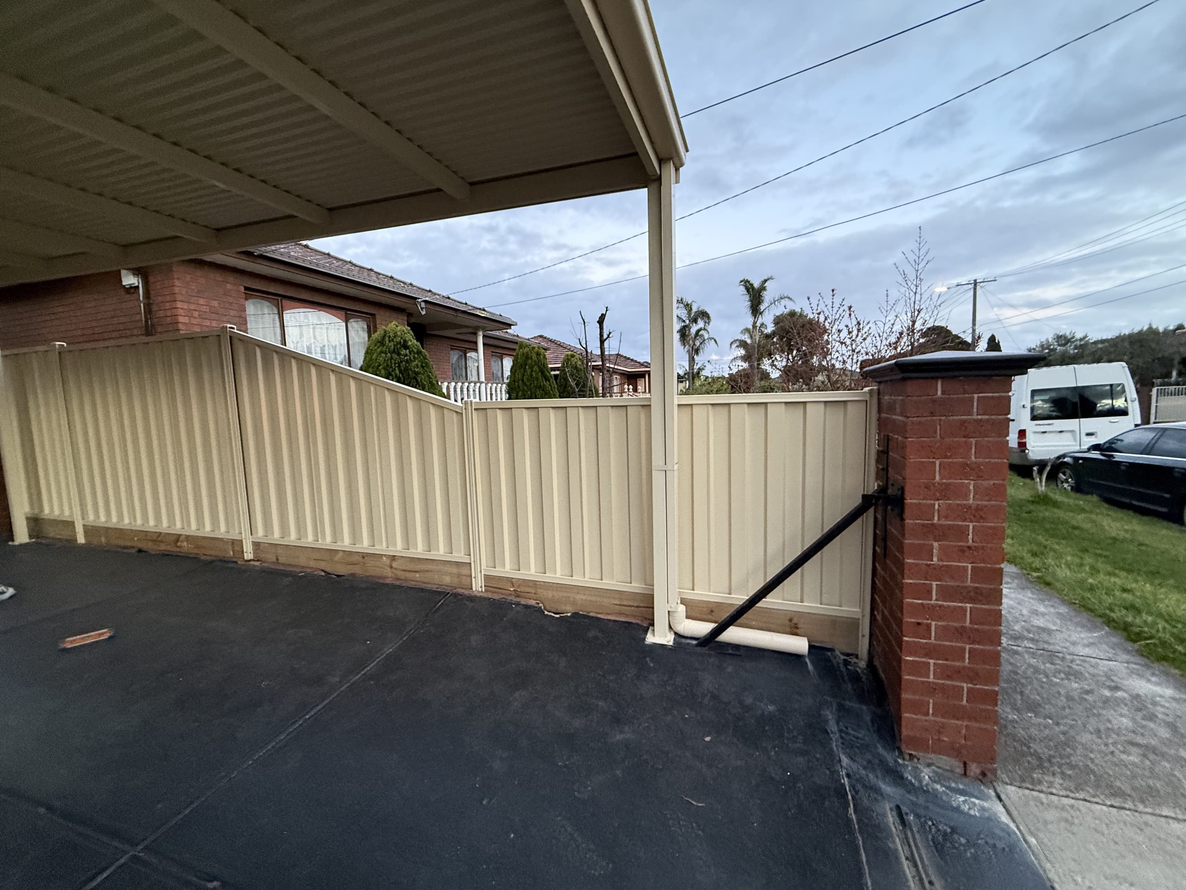 Installed fence project 3