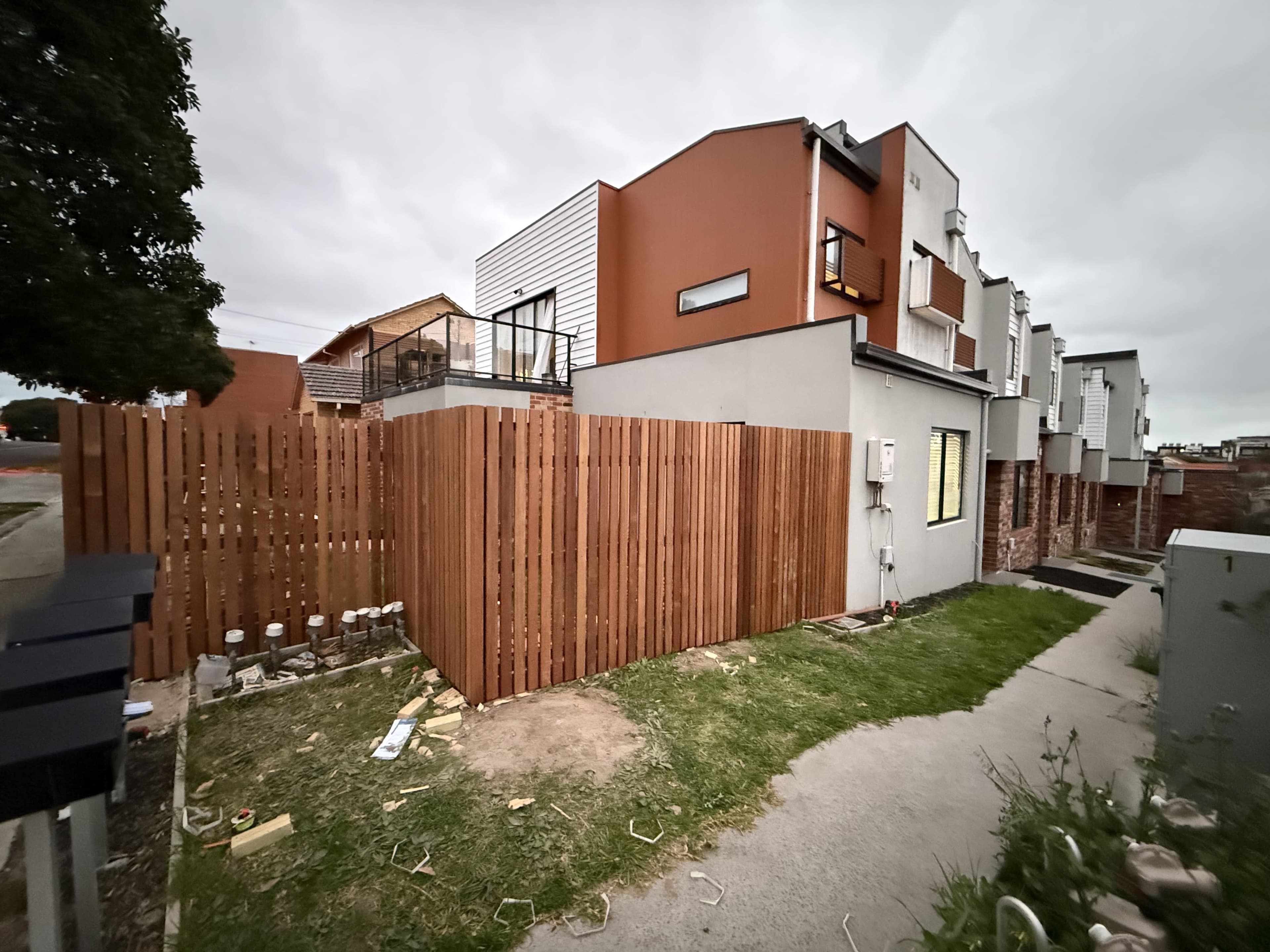 Installed fence project 7