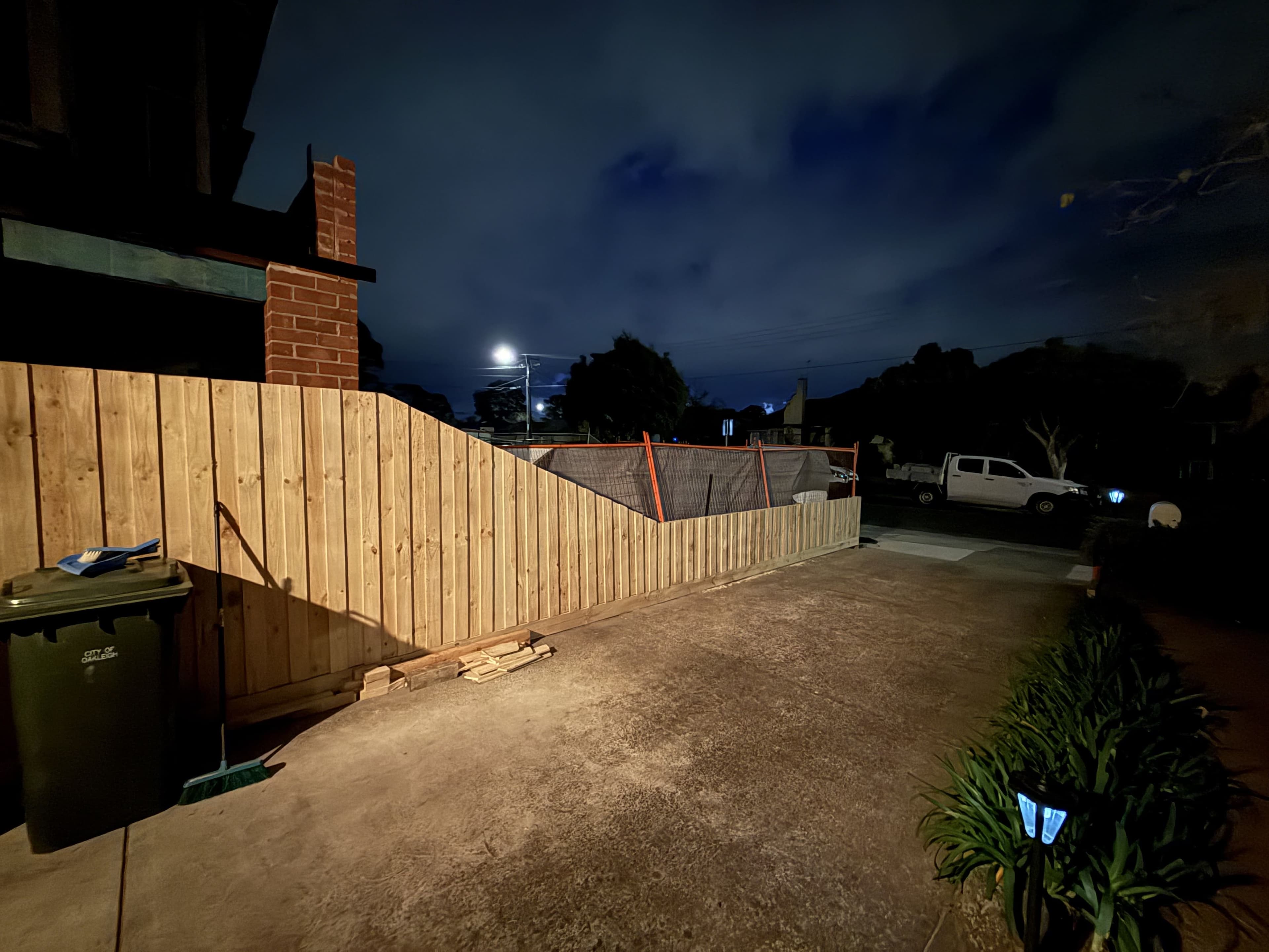 Installed fence project 9